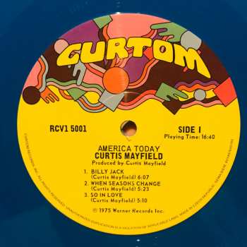 LP Curtis Mayfield: There's No Place Like America Today LTD | CLR