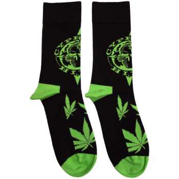 Merch Cypress Hill: Členkové ponožky Logo Cypress Hill & Leaves