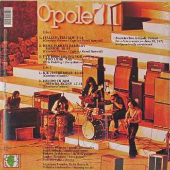 LP Czesław Niemen: Live In Opole 1971