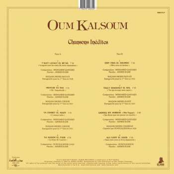 LP Oum Kalthoum: Chansons Inédites