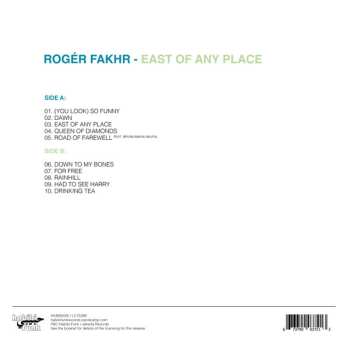 LP روجيه فخر: East Of Any Place
