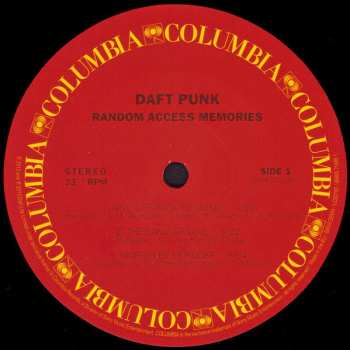 2LP Daft Punk: Random Access Memories