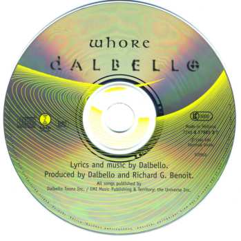 CD Lisa Dal Bello: Whore