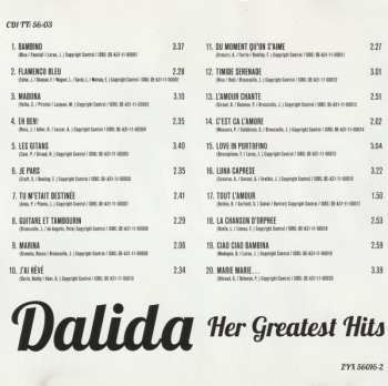 2CD Dalida: Her Greatest Hits