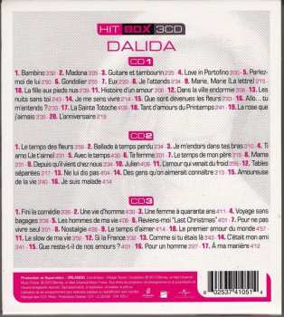 3CD Dalida: Hit Box 3CD