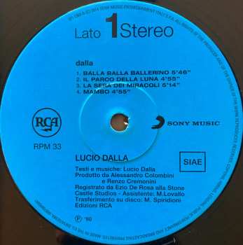 LP Lucio Dalla: Dalla