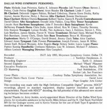 CD Dallas Wind Symphony: Pomp & Pipes!