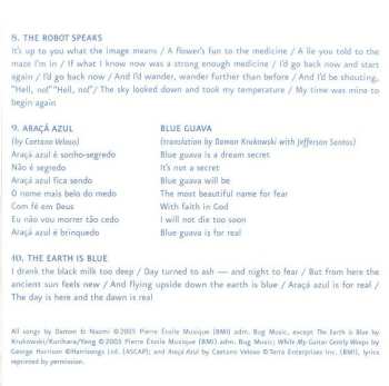 CD Damon & Naomi: The Earth Is Blue