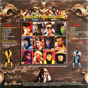 LP Dan Forden: Mortal Kombat I & II (Music From The Arcade Game Soundtracks) CLR | LTD