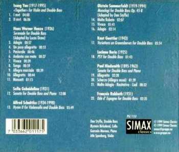 CD Dan Styffe: Double Bass