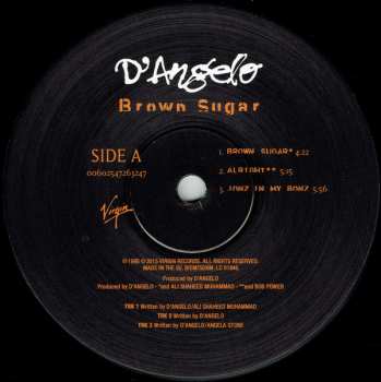 2LP D'Angelo: Brown Sugar