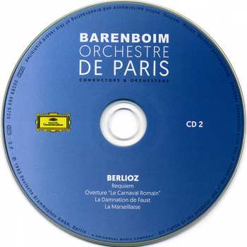8CD/Box Set Daniel Barenboim: Barenboim Orchestre De Paris 