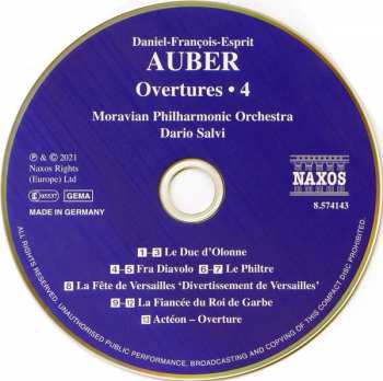 CD The Moravian Philharmonic Orchestra: Overtures • 4