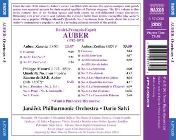 CD Daniel-Francois-Esprit Auber: Overtures, Vol. 5 - Zanetta / Zerline