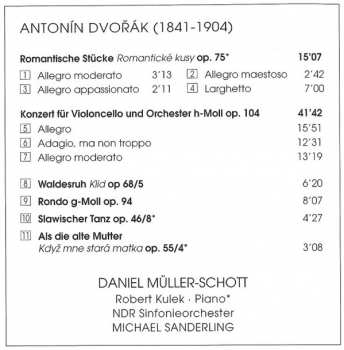 CD Antonín Dvořák: The Cello Works