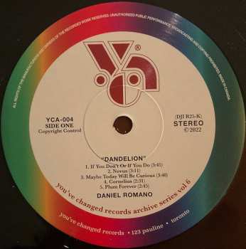 LP Daniel Romano: Dandelion LTD
