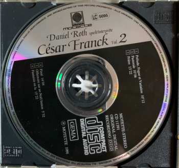 CD César Franck: Daniel Roth spielt/interprète César Franck Vol. 2