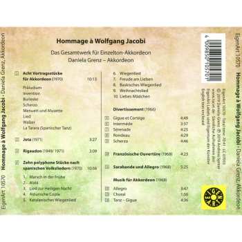 CD Daniela Grenz: Hommage à Wolfgang Jacobi