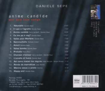 CD Daniele Sepe: Anime Candide: War And Love Songs