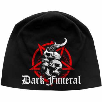 Merch Dark Funeral: Čepice Skulls & Pentagram