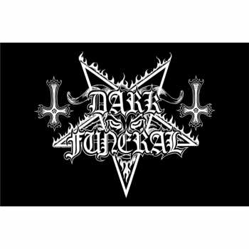 Merch Dark Funeral: Textilný plagát Logo Dark Funeral