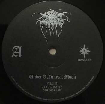 LP Darkthrone: Under A Funeral Moon - Clear Vinyl