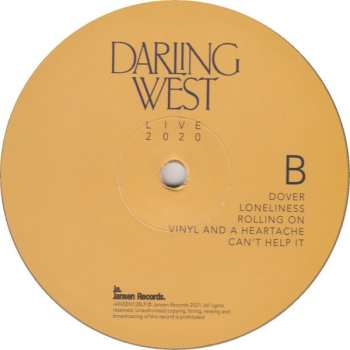 LP Darling West: Live 2020 CLR | LTD
