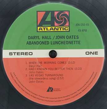 2LP Daryl Hall & John Oates: Abandoned Luncheonette LTD | NUM
