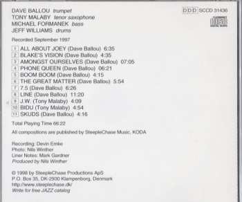 CD Dave Ballou: Amongst Ourselves