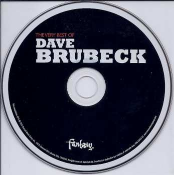 CD Dave Brubeck: The Very Best Of Dave Brubeck: The Fantasy Era 1949-1953