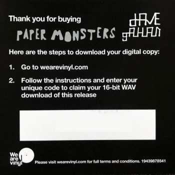 LP Dave Gahan: Paper Monsters
