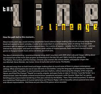 CD David Liebman: Lineage