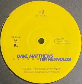 4LP/Box Set Dave Matthews: Live At Luther College