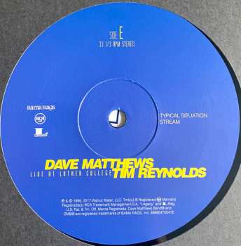 4LP/Box Set Dave Matthews: Live At Luther College