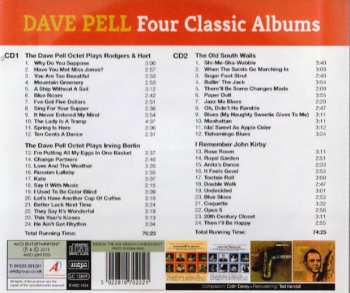 2CD Dave Pell: Four Classic Albums: The Dave Pell Octet Plays Rodgers & Hart / The Dave Pell Octet Plays Irving Berlin / The Old South Wails / I Remember John Kirby