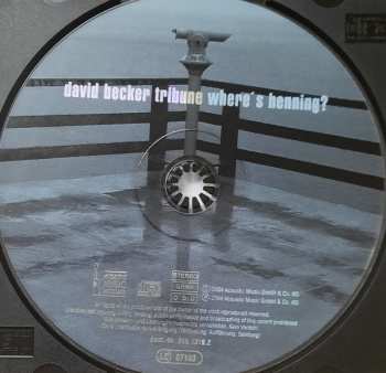 CD David Becker Tribune: Where's Henning?