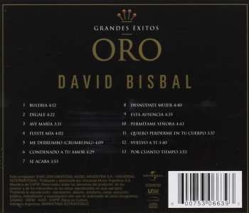 CD David Bisbal: Oro - Grandes Éxitos