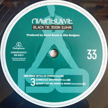 2LP David Bowie: Black Tie White Noise