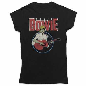 Merch David Bowie: Dámske Tričko Acoustic Bootleg 
