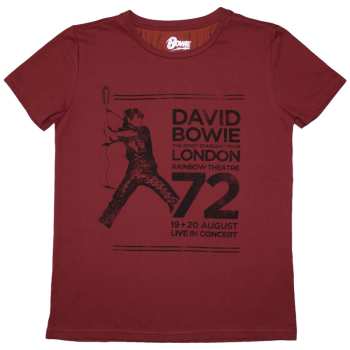 Merch David Bowie: Dámske Tričko Rainbow Theatre