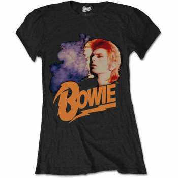 Merch David Bowie: Dámské Tričko Retro Bowie  XL