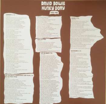 LP David Bowie: Hunky Dory LTD | PIC