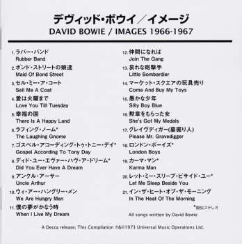 CD David Bowie: Images 1966-1967 LTD | DIGI