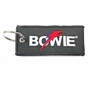 Merch David Bowie: Kľúčenka Flash Logo David Bowie 