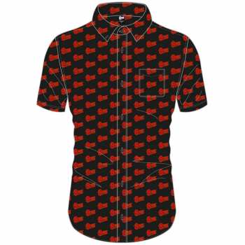 Merch David Bowie: Ležérne košele Logo David Bowie Pattern 