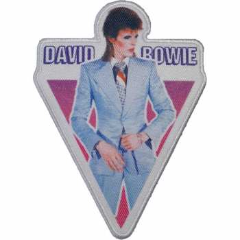 Merch David Bowie: Nášivka Blue Suit