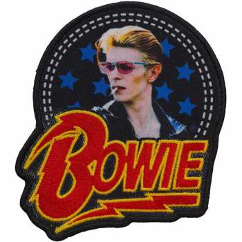 Merch David Bowie: Nášivka Smoking Woven Logo David Bowie