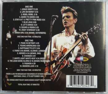 2CD David Bowie: Santiago 1990 (The Classic Chile Broadcast)