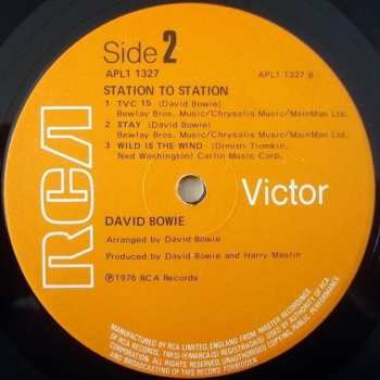 LP David Bowie: Station To Station (limited Black Vinyl)