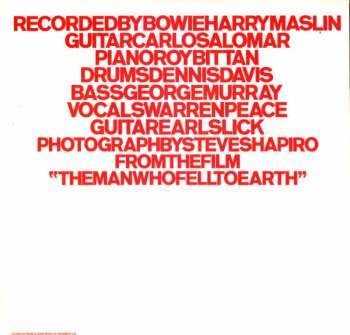 LP David Bowie: Station To Station (limited Black Vinyl)